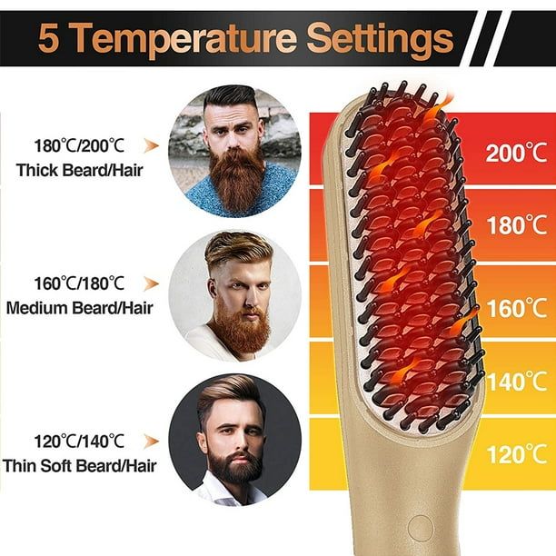 Beard straightening brush walmart top