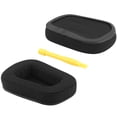thumbnail image 2 of Geekria Mesh Fabric Replacement Ear Pads + Headband Compatible with Logitech G633, G635, G933, G935 Headphones Replacement Headband Pad + Ear Cushions / Cushion Pad Repair Parts (Black), 2 of 6