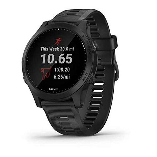 Garmin Forerunner 945, Premium GPS Running/Triathlon Smartwatch with Music,  Black
