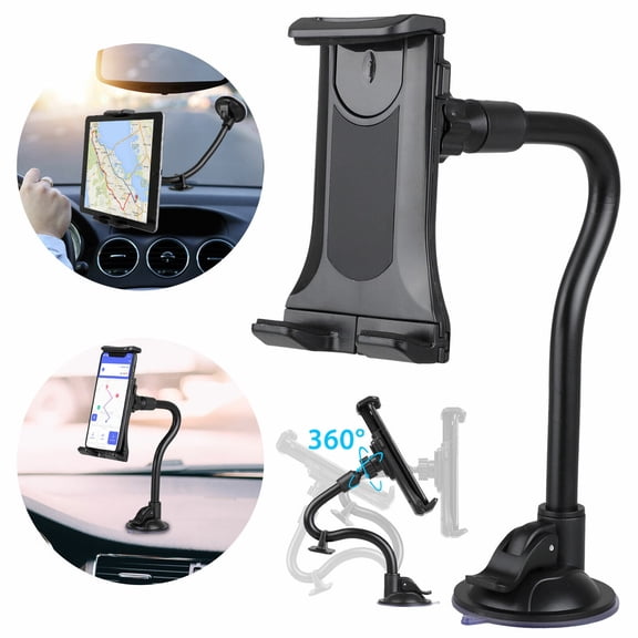 360 Car Windshield Dashboard suction Mount Holder Stand For Phone Tablet PC GPS