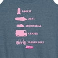 thumbnail image 3 of Barbie the Movie - Barbie Vehicles - Women's Racerback Tank Top, 3 of 5