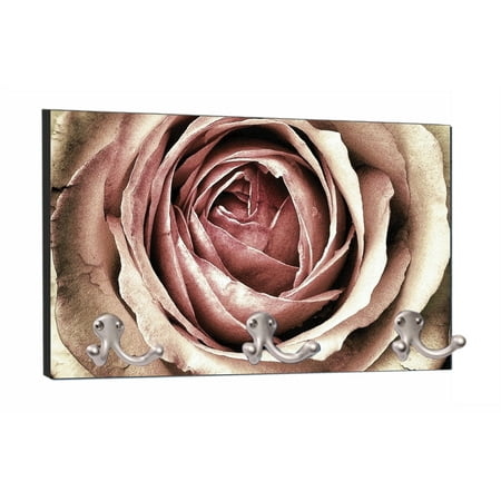 Mountable Hanger - Vintage Style Pink Rose - 8