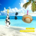 thumbnail image 4 of Paquete de 8 clips para toallas de playa ECROCY en colores brillantes, 4 of 5