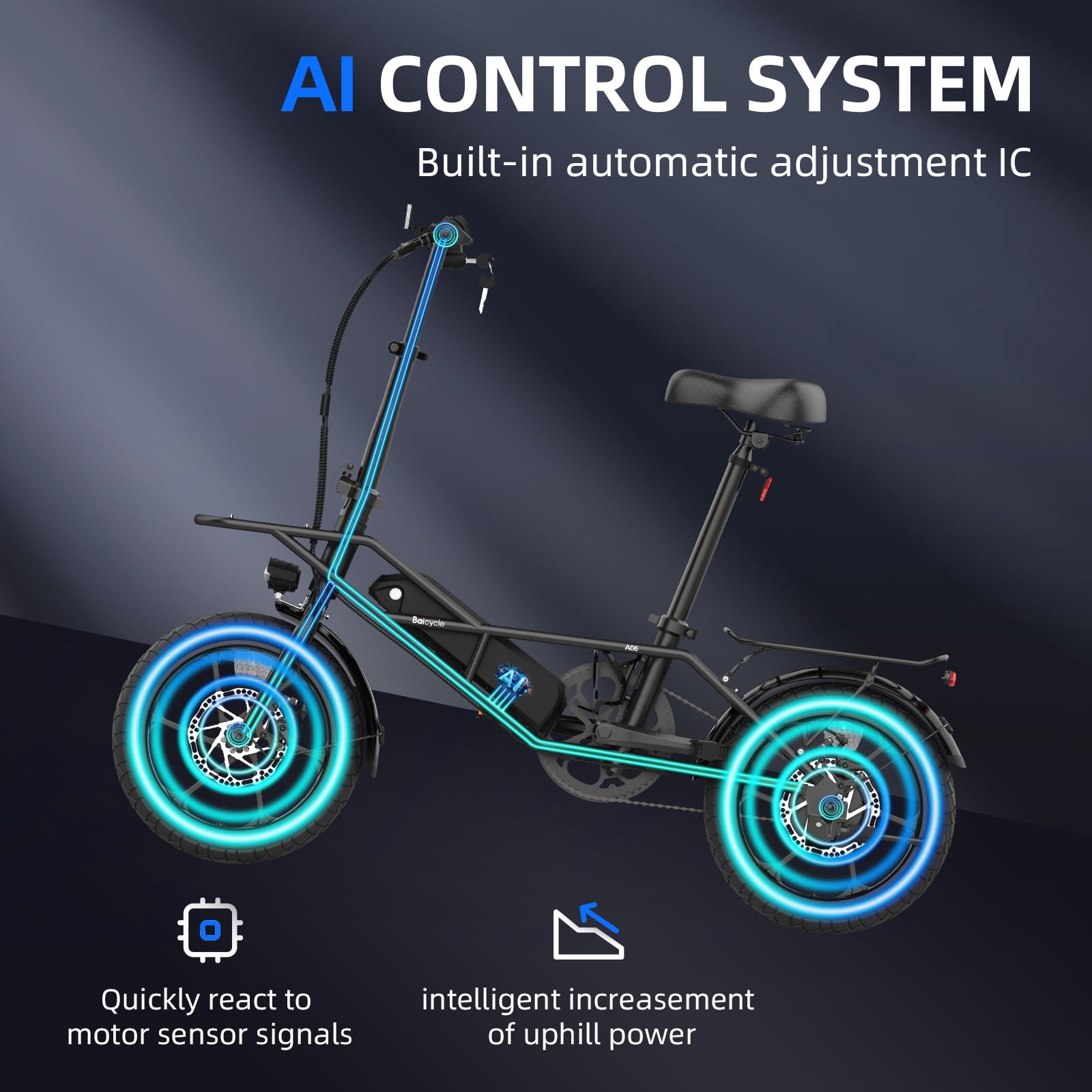 Electric Bike for Adults, 750W Peak Motor with 20MPH, 35Miles PAS Range,375Wh Removable Battery Ebike with 16'' Pneumatic Tire for Commute,UL2849 Certificated Bicycle for Adults and Teens