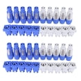 thumbnail image 1 of 20x PowerCON Type A NAC3FCA+NAC3MPA-1 Chassis Plug Panel adapter,20 sets (10set blue+10set white)x Chassis plug,white & blue, 1 of 8