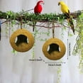 thumbnail image 2 of Natural Bird House Coconut for Parrot Hummingbird Small Birds 5.5x5.5x5.5 Inch, 2 of 6