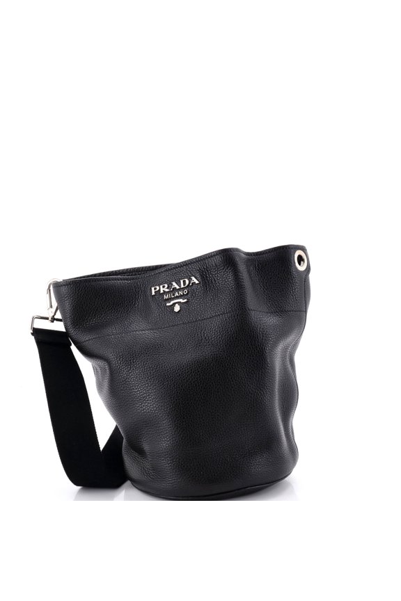 Pre-Owned Bucket Messenger Bag Vitello Daino Small By Rebag