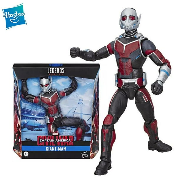 Hasbro Marvel Legends Series Captain America Civil War Giant-Man Anime Action Figures Collectible Model Kids Toys Gift Gong Bohan LED