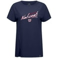 thumbnail image 2 of Women's Levelwear Navy Washington Nationals Influx Sizzle T-Shirt, 2 of 3
