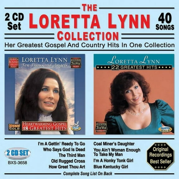 Loretta Lynn - 2 CD: 40 Best of Must Have Hits - Music & Performance - CD