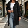 thumbnail image 6 of QQZ 2026 Fall Long Zip Up Hoodie Jacket Coat For Women, Oversized Full Zip Long Sweatshirt For Women, 6 of 9