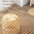 thumbnail image 5 of Flowerpot Bamboo Rattan Flowerpot Twill Balcony Flower Box Flower Display Shelf S, 5 of 5