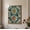 Rolled Canvas, variant on Moroccan Mosaic Wall Art, Zellige Tile Poster, Blue Geometric Pattern Print, Mediterranean Boho Decor, Bathroom Wall Decor