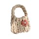 thumbnail image 4 of Bolso de crochet para mujer, con asa superior, elegante y suave, para fiesta de trabajo. Caqui, 4 of 9
