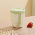thumbnail image 4 of Vrorvz Portable Fruit Cup with Fork Storage Box Leak Proof Plastic Container for Picnic and Salad Carry with You Sealed Large Capacity for Freshness and Easy Carrying, 4 of 5