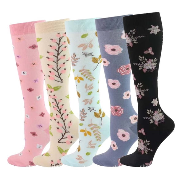 Compression Socks Women - Graduated Support Knee High Socks-BBALEWANPE