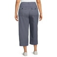 thumbnail image 3 of Terra & Sky Women's Plus Size Pull-On Wide-Leg Cropped Pants, 3 of 5