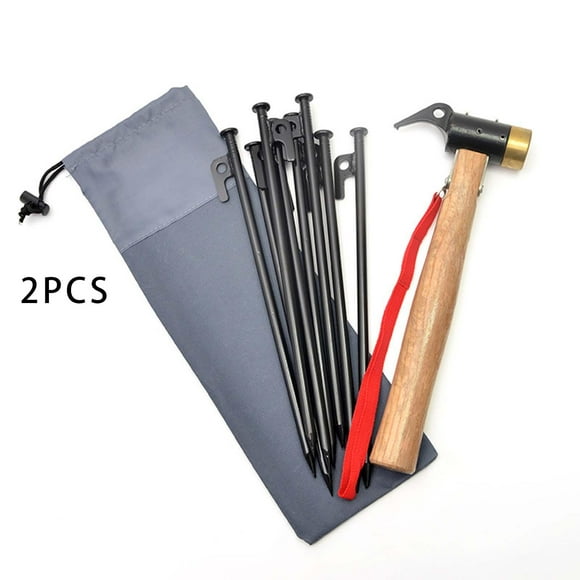 Bolsa de almacenamiento de clavijas para tienda de campaña, bolsa con clavijas de tela Oxford para clavos en el suelo, bolsa de estacas para tienda de