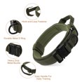 thumbnail image 3 of Unique Bargains Dog Collar for Large Dogs Adjustable Heavy Duty Collar with Handle Tactical Dog Collar Heavy Duty Dog Collar Army Green L, 3 of 7