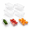 7 Pack, variant on 6 Pack Clear Plastic Refrigerator Organizer Bins, Multiple Sizes