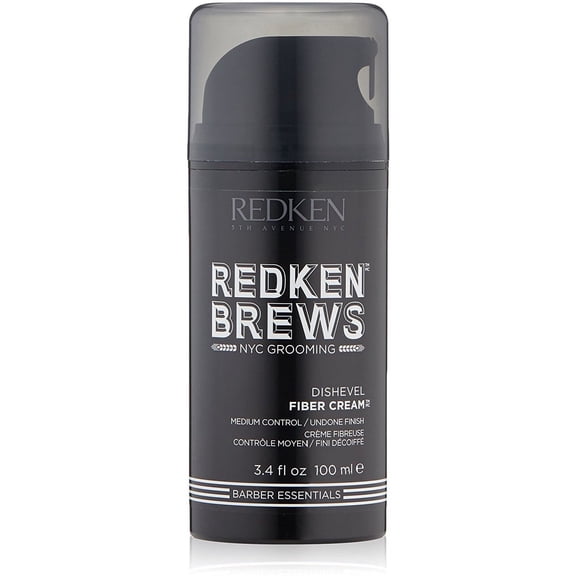 Redken Brews Dishevel Hair Fiber Cream for Men, 3.4 Oz