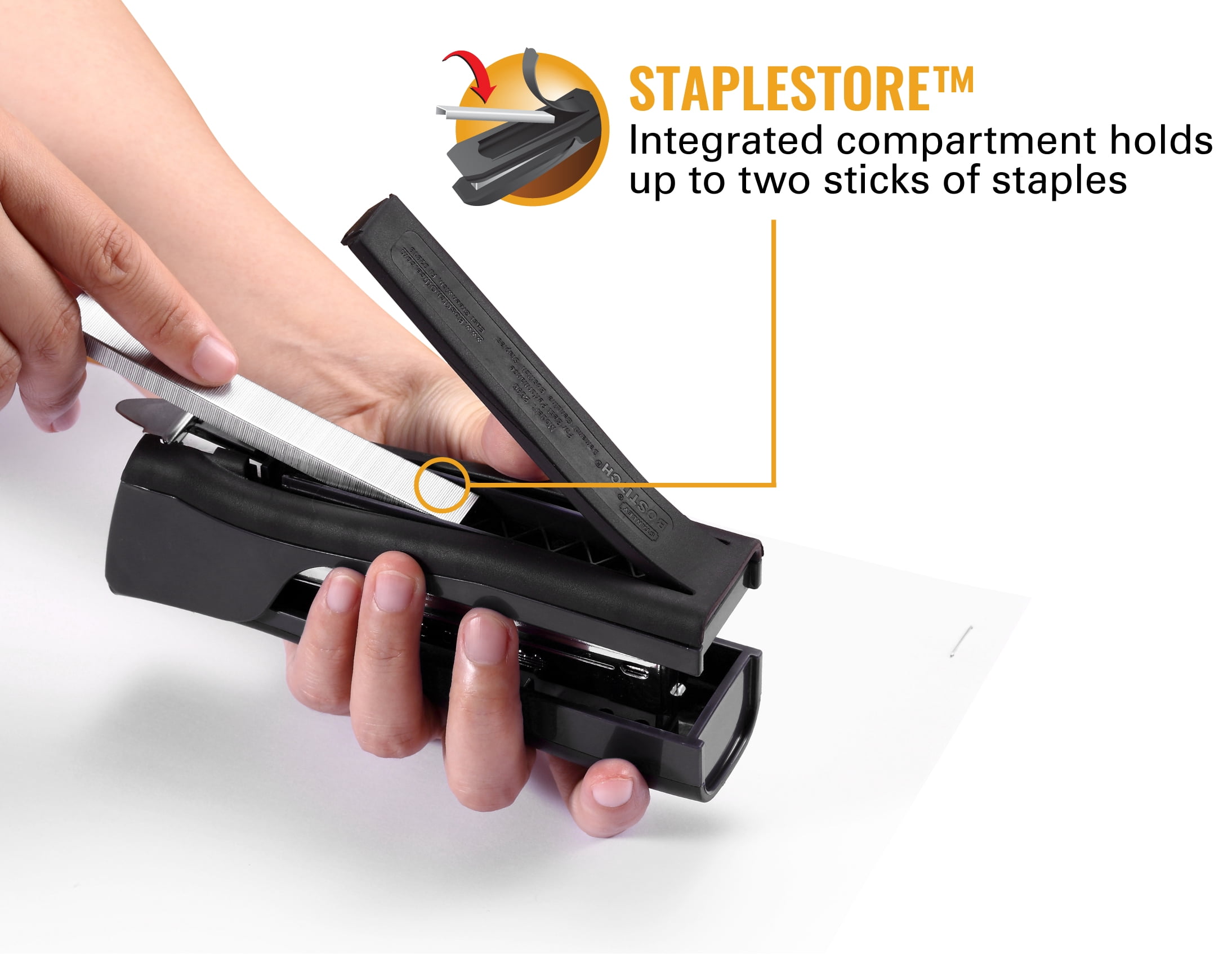 Bostitch Dynamo™ Stapler with Pencil Sharpener and Staple Remover, Gray