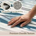 thumbnail image 6 of ODIKA 6'x9' Washable Area Rug Boho Striped Southwestern Vintage Geometric Diamonds Bands Farmhouse for Family Room, Living Mater Bedroom, Non-Slip, Easy Care, 6 of 7