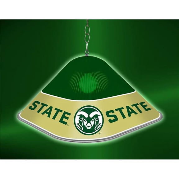 Grimm Industries CS-410-01 CS Game Table Light, Green, Gold & White - Square