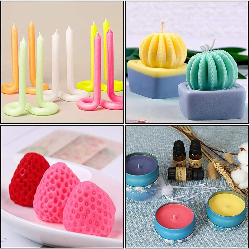 Candle Dyes Wax Dyes for Candle Making Flower Mixed Color 31.5x14.5mm for DIY