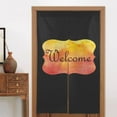 thumbnail image 2 of Doorway Drape Split Curtains, Romantic Welcome Sign Room Divider Privacy Door Curtains, 34" x 56", 2 of 6