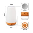 thumbnail image 5 of Luz de noche LED, lámpara de noche, luz de noche táctil que cambia de color, lámpara de escritorio recargable con control remoto para dormitorio, habitación de bebé y sala de estar, color madera, 5 of 5