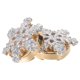 thumbnail image 1 of SHOWERORO 2Ud Lightweight Metal Snowflake Cufflinks for Women Shirt Sleeve Accessories, 1 of 6