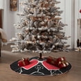 thumbnail image 4 of Balery Animal Bulldog French Printed Christmas Tree Skirt , Merry Christmas Party Christmas Tree Decoration,Adjustable Tree Skirt-30", 4 of 6