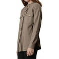 thumbnail image 3 of utcoco Women's Casual Knit Long Sleeve Button Down Top, 3 of 5