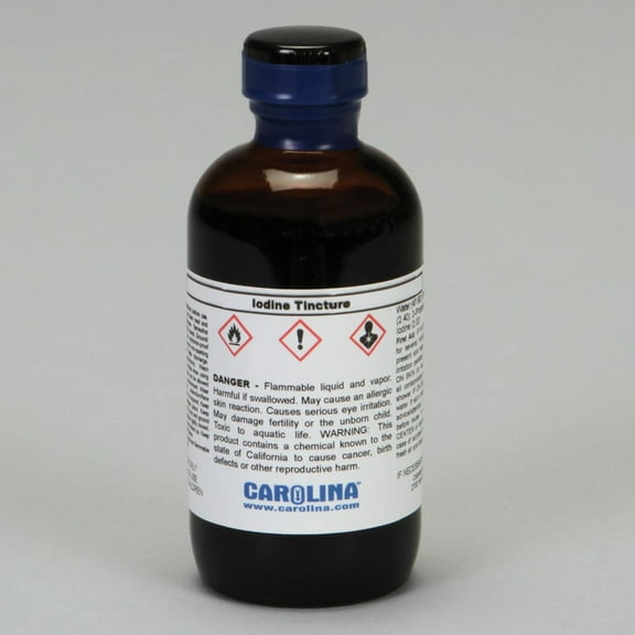 Iodine Tincture, Laboratory Grade, 100 Ml