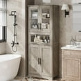 thumbnail image 2 of Armario de baño - armario alto individual con estantes, 2 of 7