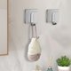 thumbnail image 2 of Paquete de 2 ganchos de pared de acero inoxidable | Ganchos adhesivos resistentes a la corrosión para cocina, baño y armario | Organizador de toallas y perchas, 2 of 7