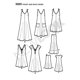 thumbnail image 3 of Patrón de costura New Look 6889 vestidos de mujer talla A (8-10-12-14-16-18), 3 of 4