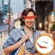 thumbnail image 4 of 1 unids sin montura murciélago de murciélagos con estilo elegante anteojos decorativos fiesta divertido gafas, 4 of 5
