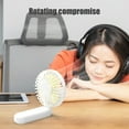 thumbnail image 6 of Handheld Fan VibHome Handheld Fans New Usb Handheld Fans- Reversible Fans Head- Vertical Blowing- 3 Wind Speeds- Mini Desktop Rechargeable Brushless Folding Easy Storage Small Fans, 6 of 8