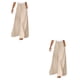 thumbnail image 3 of Pantalones fluidos Sonducket Amor de mujer Pantalones de estilo delgado Albaricoque M, 3 of 6
