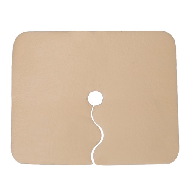 Tracheostomy Pad Soft PVC Serrated Opening Surgical Tracheostomy Fixation Pad for Patients