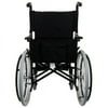Karman Lt-980 24 lbs Lightweight Wheelchair with Elevating Legrest, 18" Seat, Black