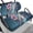 Turtle Flower Pattern, variant on Pzuqiu 2 Piece Golf Cart Seat Covers Soft Easy to Install, Compatible with Outdoor Sports Golf Car Seat Golf Seat Covers(US Flag)