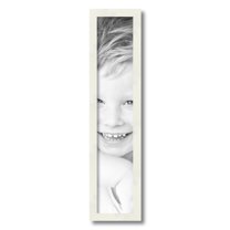 ArtToFrames 5x25" White Picture Frame, White Wood Poster Frame, with Regular Acrylic and 2 (FBPL-5140)