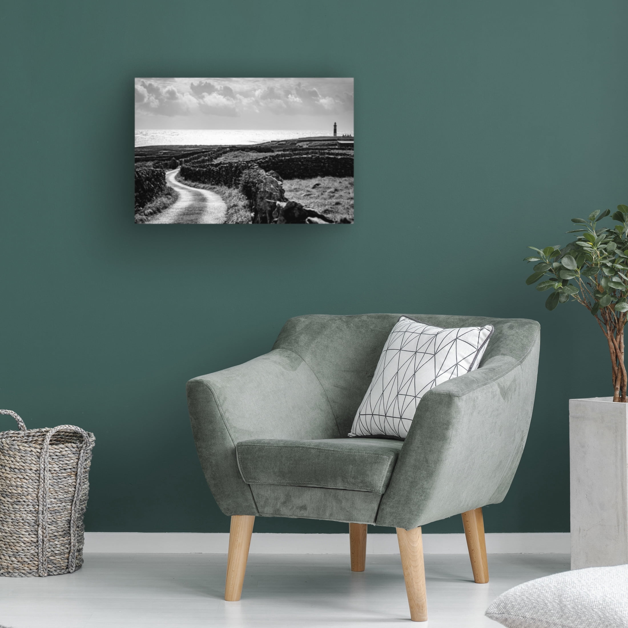 Trademark Fine Art Tony Galvin Road to the Shore Canvas Wall Art
