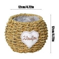 thumbnail image 2 of dajkiuy Wicker Storage Basket,Planter Basket Indoor Outdoor Garden, Hand-Woven Flower Pots Cover, Plant Containers,Plant Containers Succulent Pot for Indoor Outdoor Room Decor Home Decor, 2 of 6