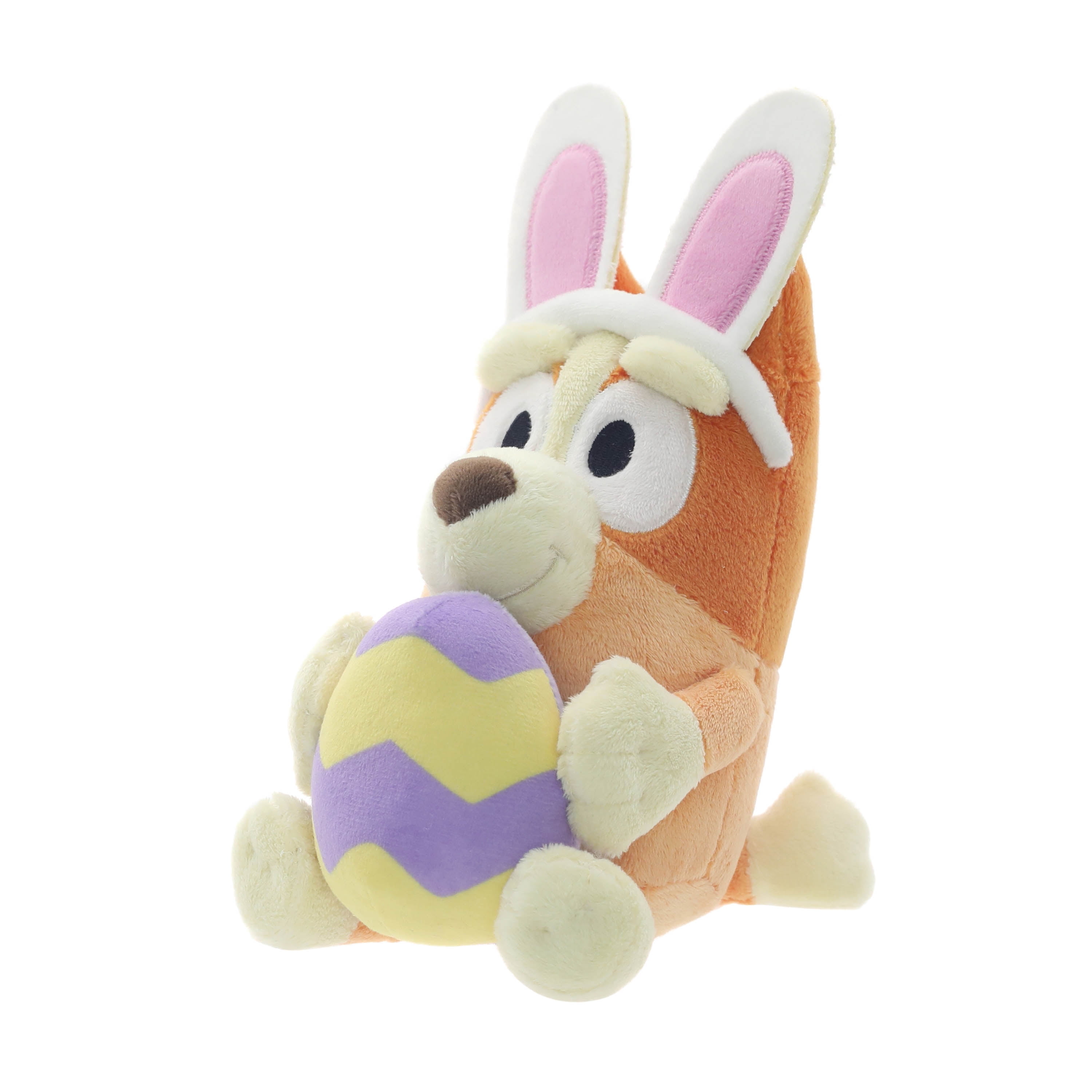 Bingo 7-Inch Plush with Easter Egg and Bunny Ears