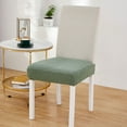 thumbnail image 2 of Solid Corn Velvet Stool Seat Cover Mint Green， Dining Chair Stretch Dining Chairs Removable Washable Chair Seat Seat for Chairs, 2 of 4