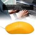 thumbnail image 4 of 3 Buttons Basic Wired Mouse, Optical 1200DPI Usb Laptop Computer Mouse, Simple Design Solid Color Mouse For, 4 of 8